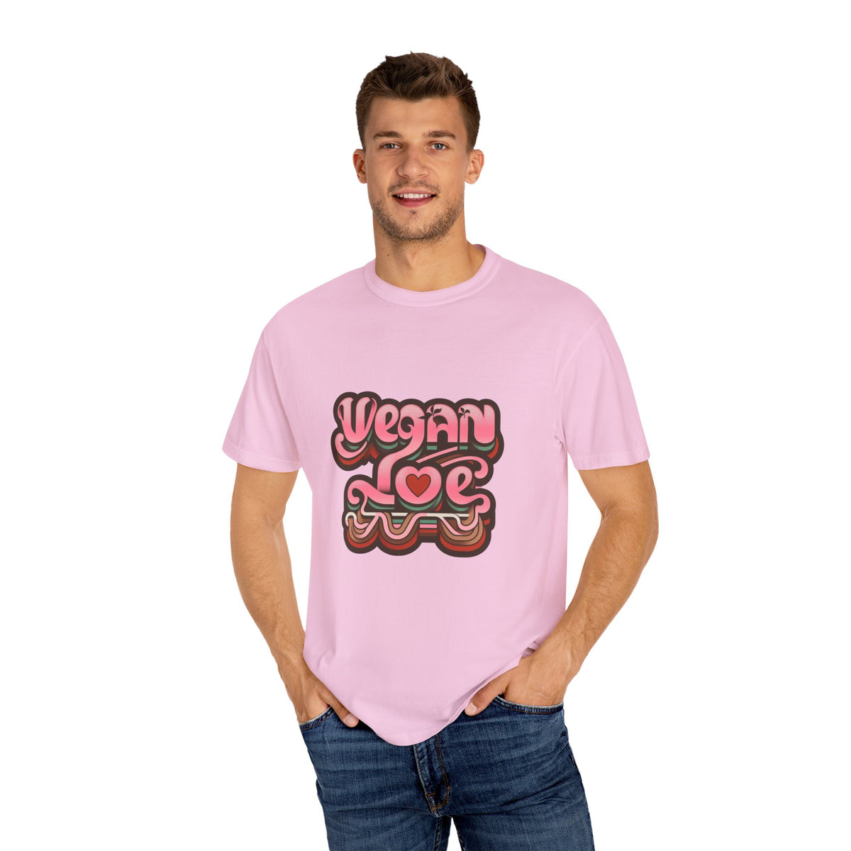 Retro Vegan graphic T-shirt