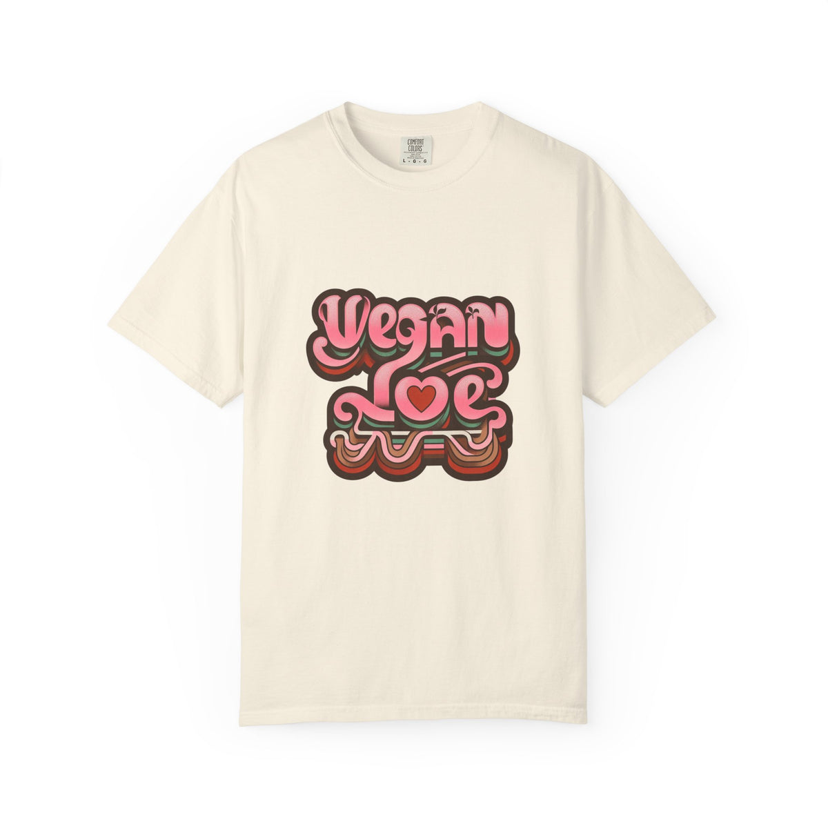 Retro Vegan graphic T-shirt