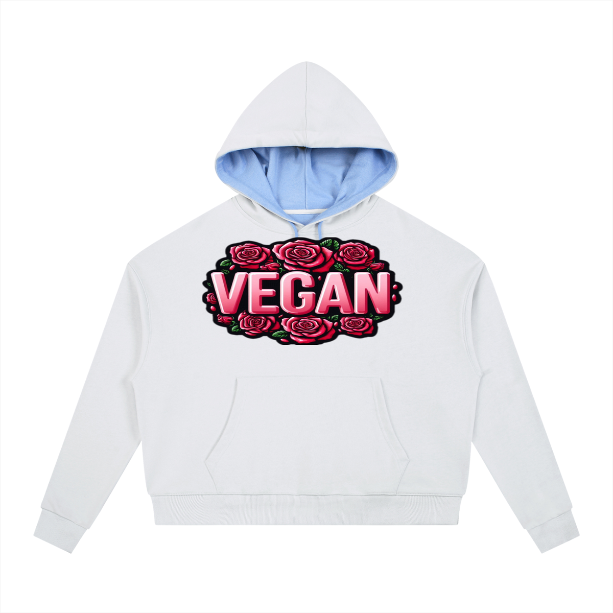 Contrast Drawstring Hoodie