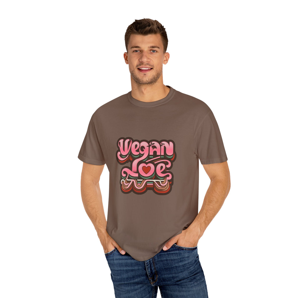 Retro Vegan graphic T-shirt