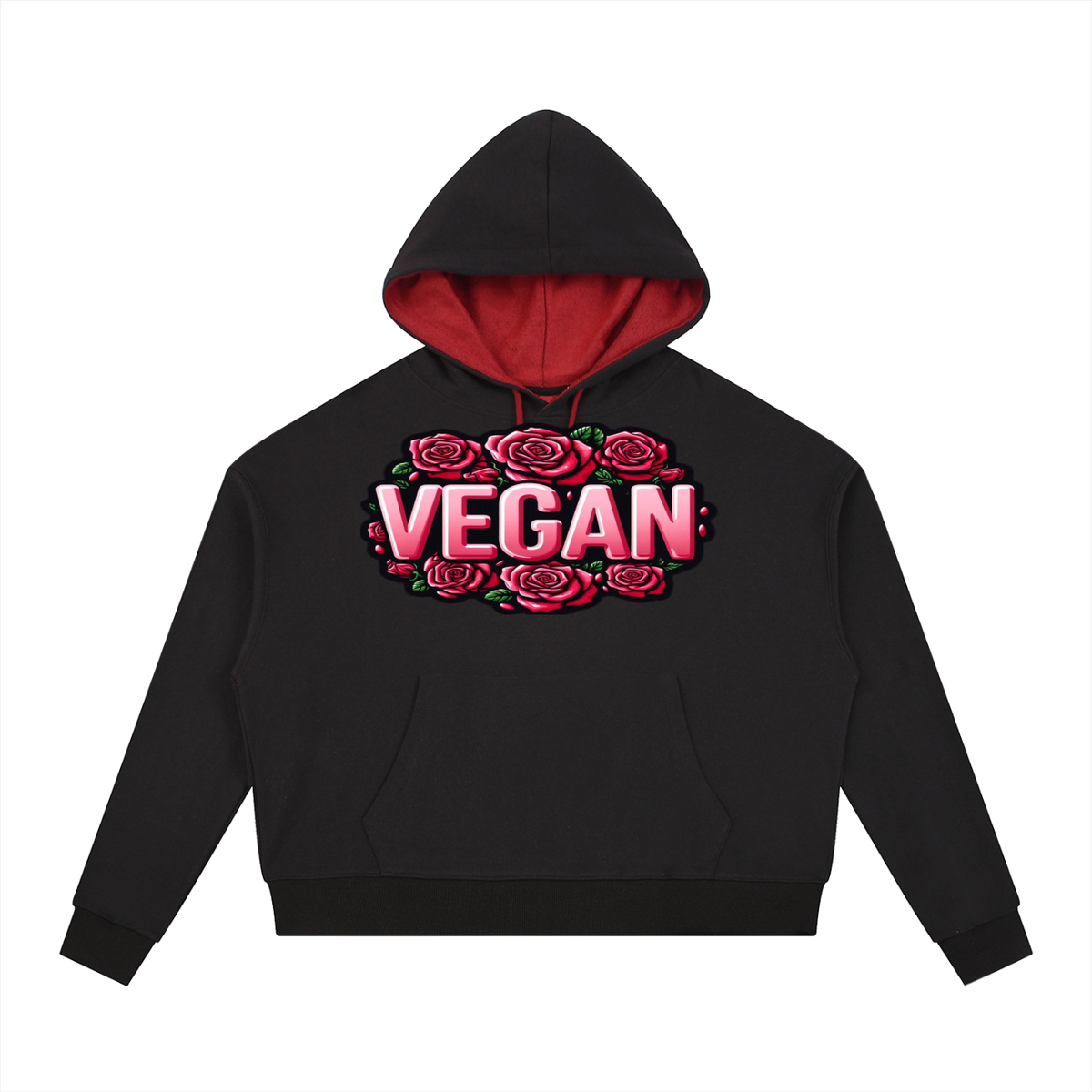Contrast Drawstring Hoodie