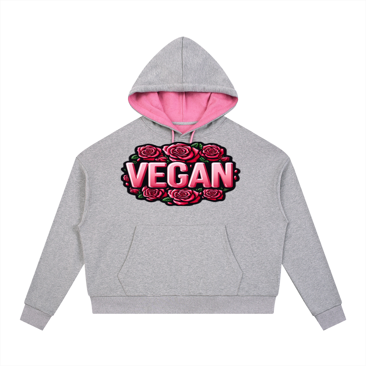Contrast Drawstring Hoodie