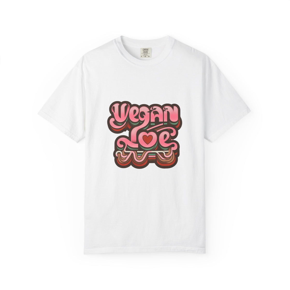 Retro Vegan graphic T-shirt