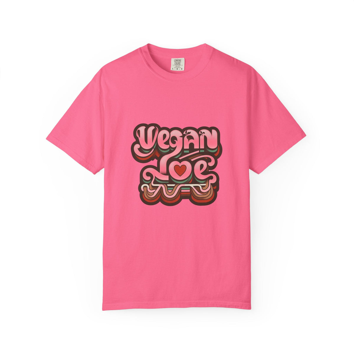 Retro Vegan graphic T-shirt